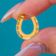 Antique 18ct Gold Diamond Horseshoe Charm