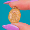 Dainty 18ct Gold Embossed Horseshoe Locket