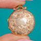 Edwardian Engraved Round 9ct Gold Locket c.1908