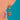 Topaz Citrine drop earring, close worn view