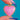 Art Deco Scandinavian Silver Pink Enamel Heart Prayer Pendant, view 4