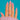 Full hand view showing the Topaz ring's scale