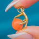 Antique 15ct Gold Coral Eagle's Claw