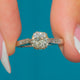 Antique Platinum Old European Diamond Solitaire Ring 1.00ct