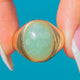 Mid-Century Vintage 14ct Gold Jade Ring