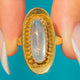Vintage 14ct Gold Moonstone Cabochon Ring