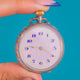 Antique Sterling Silver Ladies Pocket Watch c.1918, view 4
