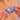 Impeccable David Andersen Norwegian Silver Blue Enamel Butterfly Pendant, pendant worn at neckline
