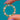 Vibrant Opal Laurel Wreath Roundel Pendant in 9ct Gold