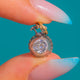 Georgian 18ct Gold & Silver Paste Collet-Set Charm