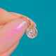 Antique Victorian Rose-Cut Diamond Tulip Charm