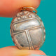 Victorian Silver Scarab Beetle Pendant
