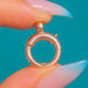 Large Victorian 9ct Gold Bolt-Ring
