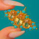 Georgian 18ct Gold Topaz Turquoise Brooch / Pendant c.1820