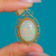 Edwardian 9ct Gold Large Opal Pendant, 5.45ct