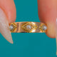 Antique Victorian 15ct Gold Pearl Ring c.1873