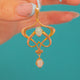 Art Nouveau Era 9ct Gold Opal Drop Pendant, c.1910