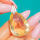 Art Deco 38.50ct Citrine Briolette Pendant