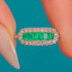 Art Deco Platinum Emerald Diamond Ring