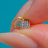 18ct Gold Antique Old Mine Cut Diamond Charm